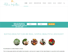 Tablet Screenshot of melanieharaldson.com
